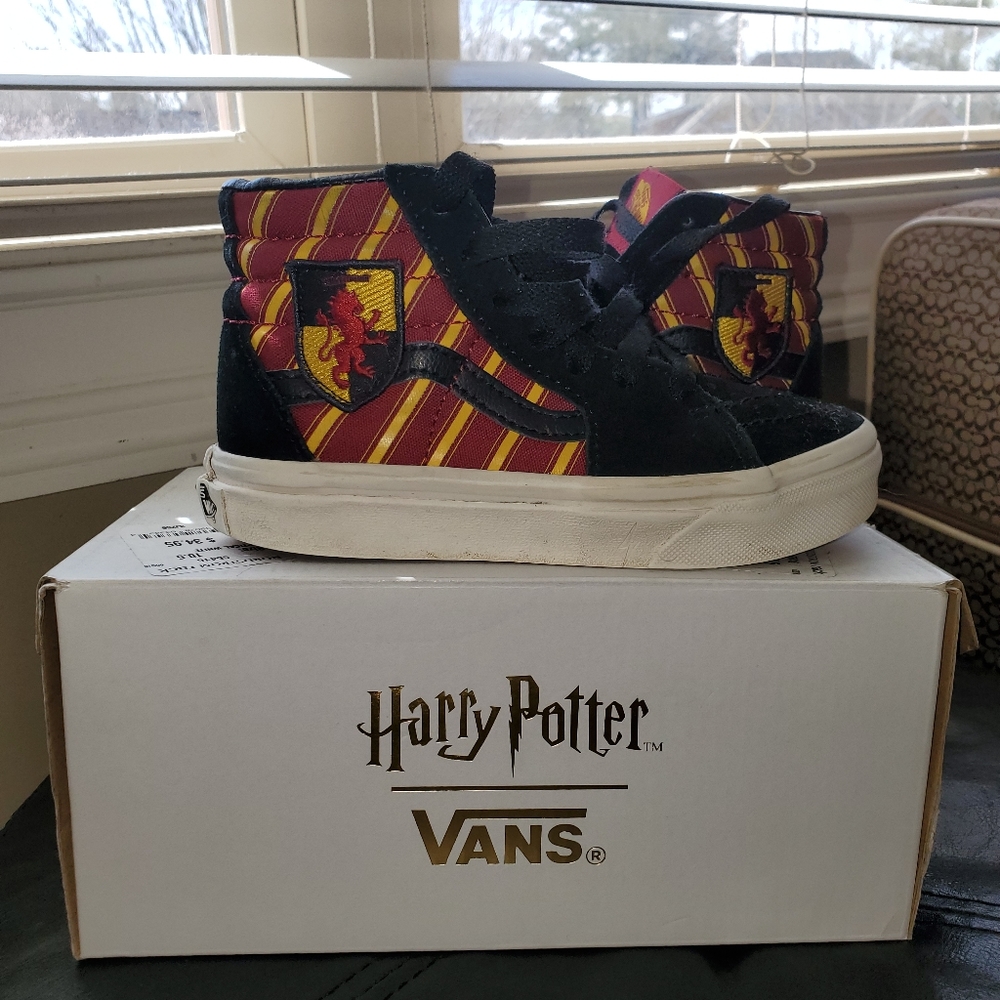 Maroon and Gold Vans